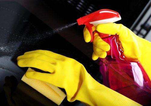 Commercial office cleaning in a SW14 business property